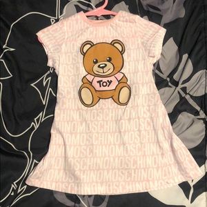 Baby girls moschino teddy bear dress
